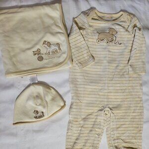 Gymboree My Favorite Toys NWT blanket Romper & Hat set. Mixed Bin Z31
